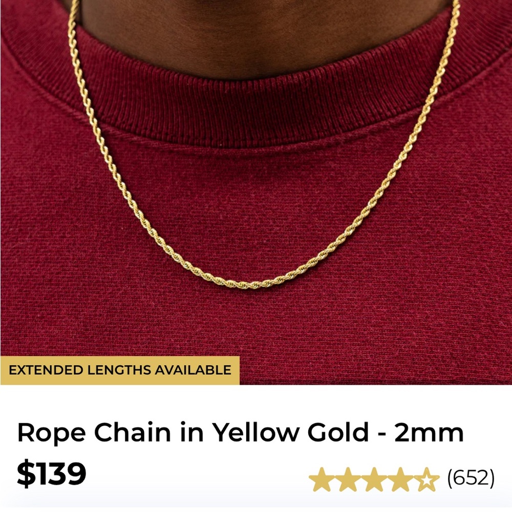 Gold Rope Chain